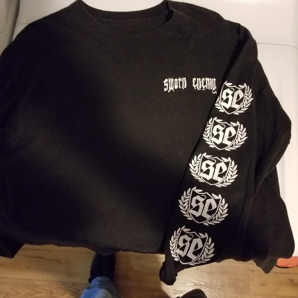 Old school Sworn Enemy long sleeve bought at show.